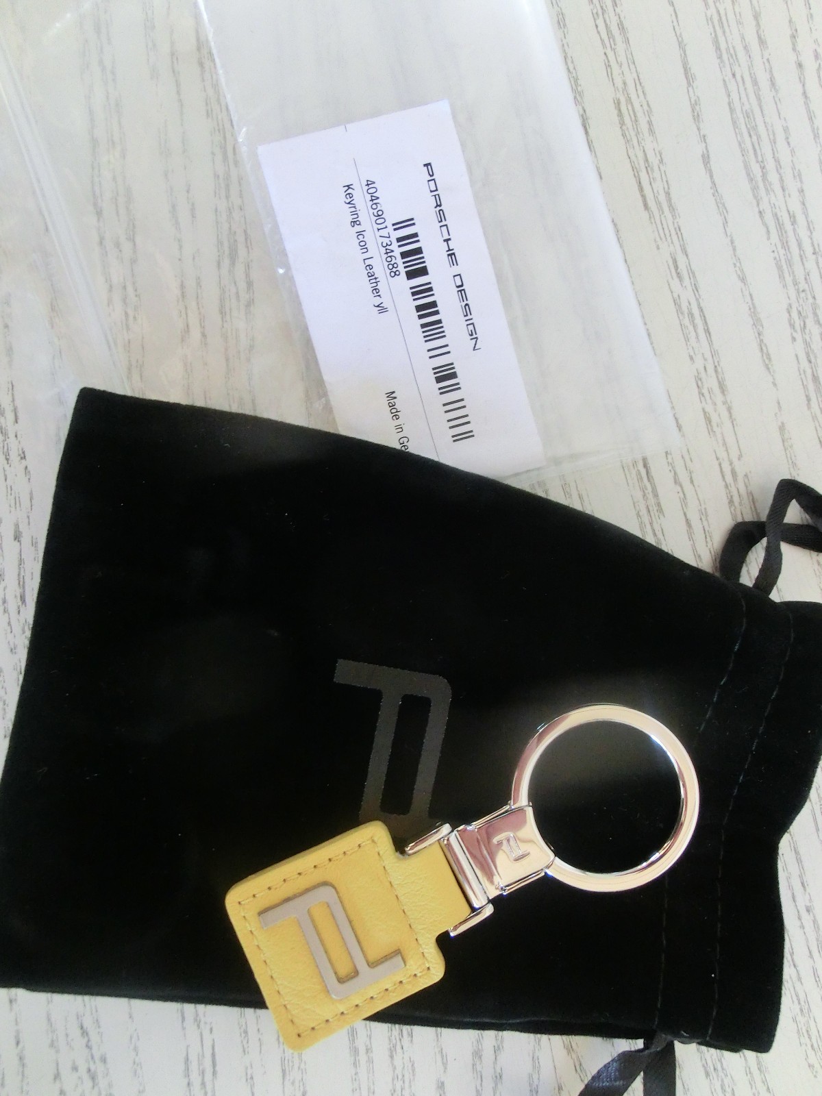 Porsche Design keyring keyring icon leather money keyholder
