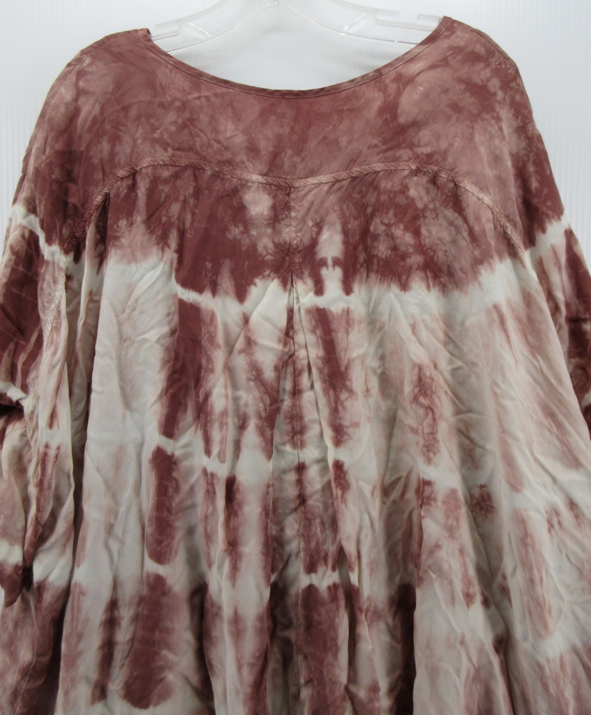 IC Connie K Dress Women Medium Pink Kaftan Mini Lagenlook Oversized Slip Insert