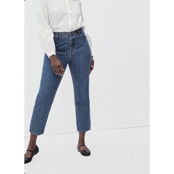 Everlane The Curvy 90s Cheeky Straight Leg Ankle Jeans Women’s Size 28