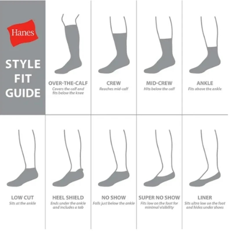 Hanes Men’S Double Tough Durability Over-The-Calf Tube Socks, 12-Pack