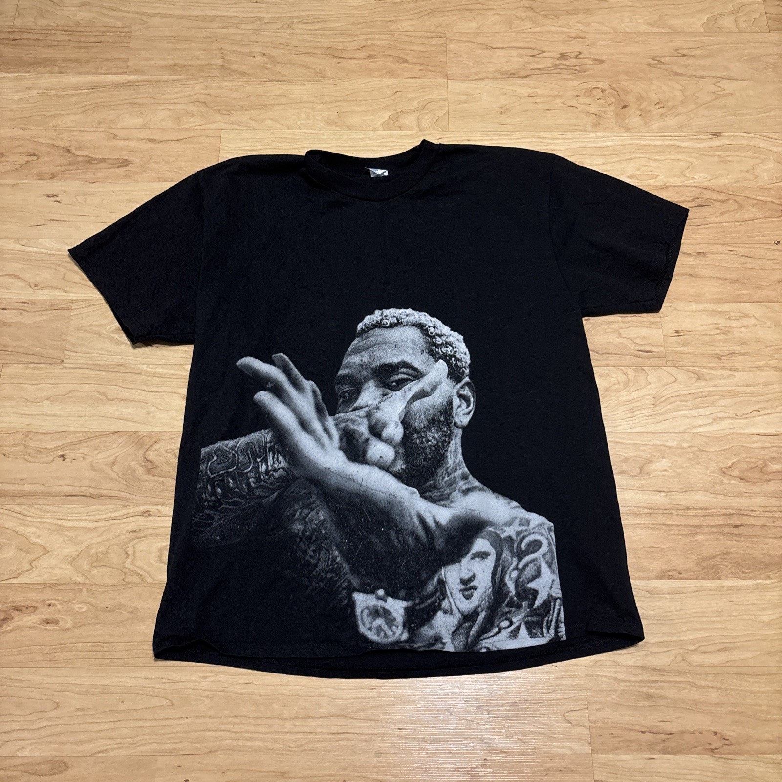 Kevin Gates (With Elvis Tattoo) – Black Tour Concert Shirt – XL Optima Rap Tee