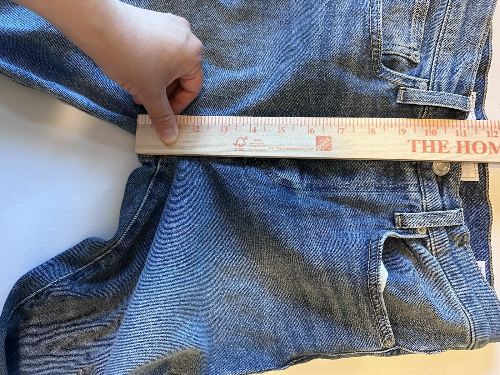 Frank & Eileen Cork Jeans Womens 27 Blue High Rise Button Fly Frayed Hem