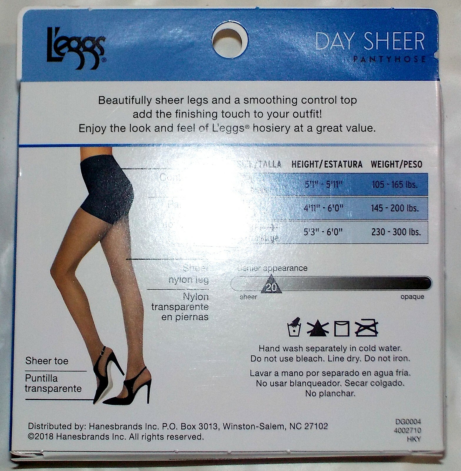 5-Pair New Hose Pantyhose L’eggs Day Sheer Control-Top DG0004 Nude 2Q-Plus