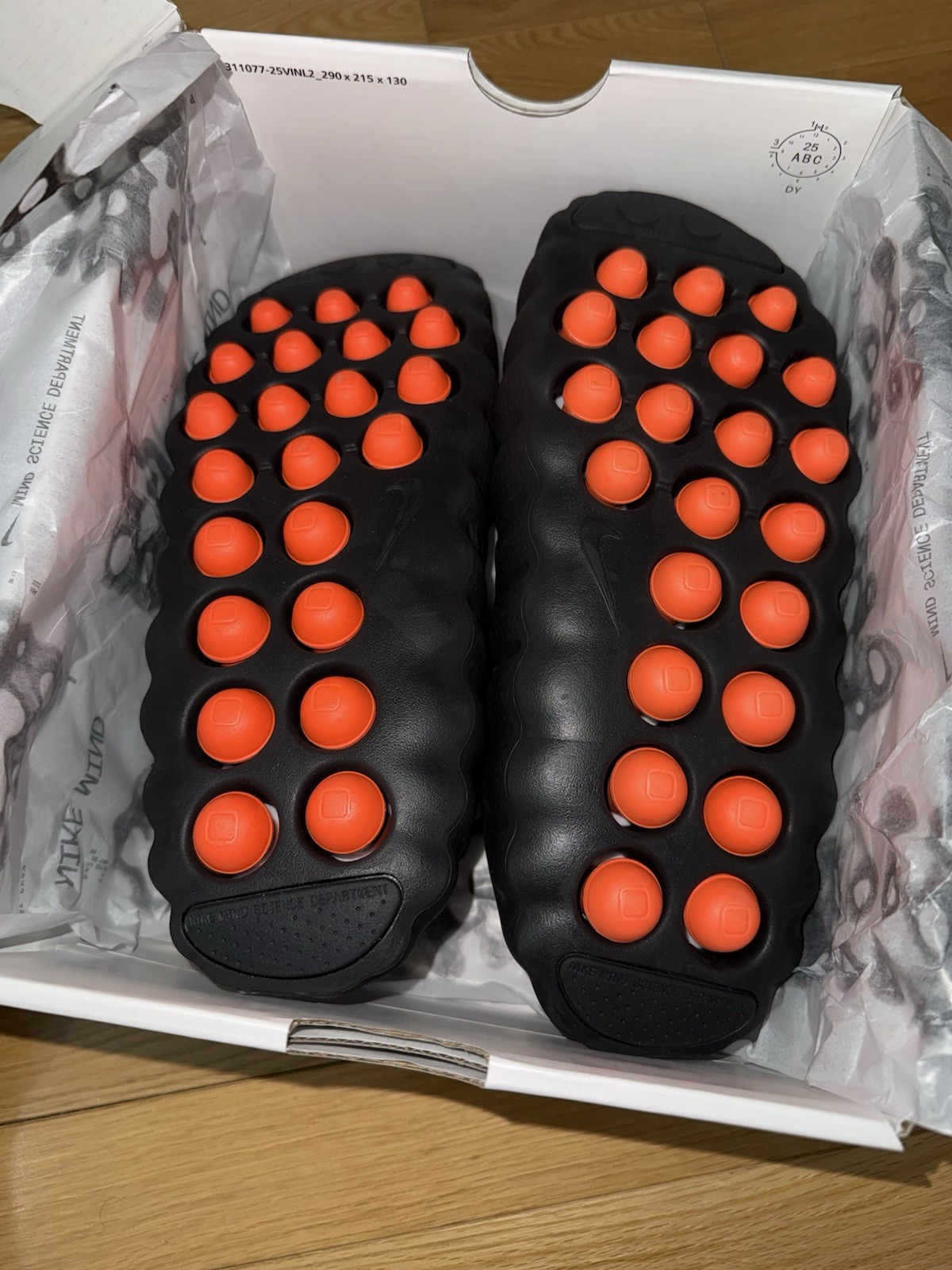 Nike Mind 001 Men’s Slides Black US Size 10 Fits 9 New With Box