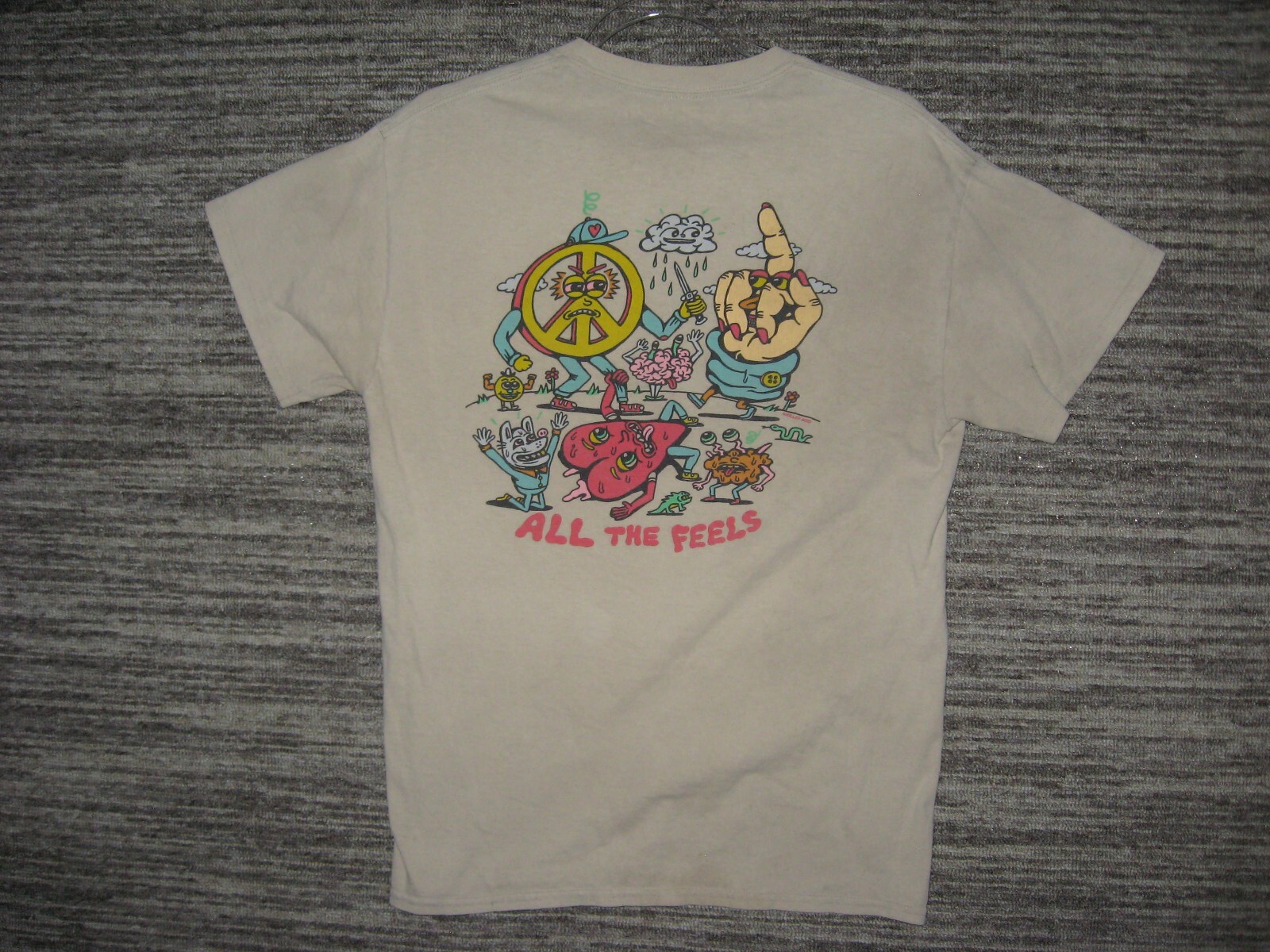 Killer Acid “All The Feels” Graphic Shirt – Size Medium