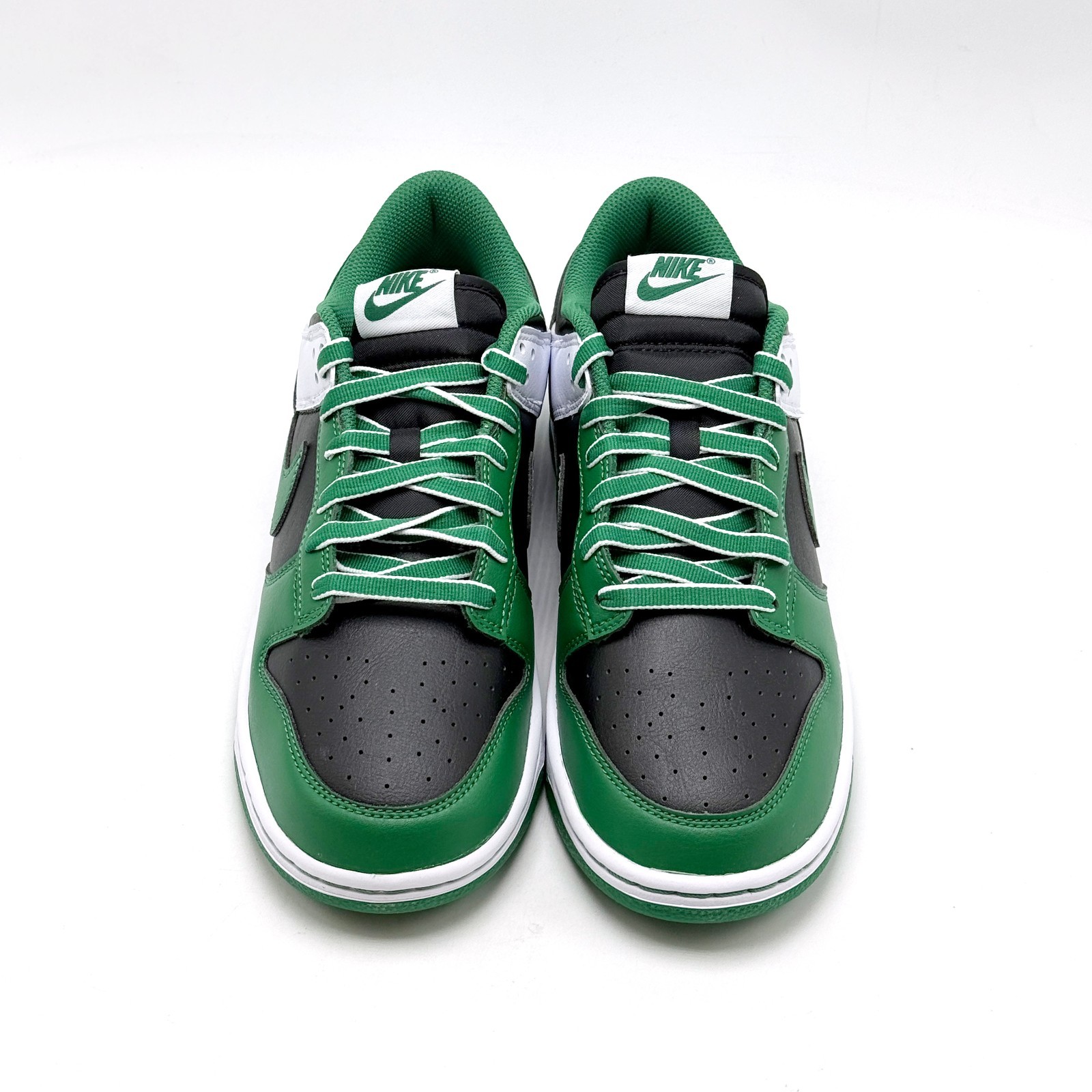 *NEW* MEN Nike Dunk Low Retro BLACK / WHITE / CLOVER (IV2706 011) 👍