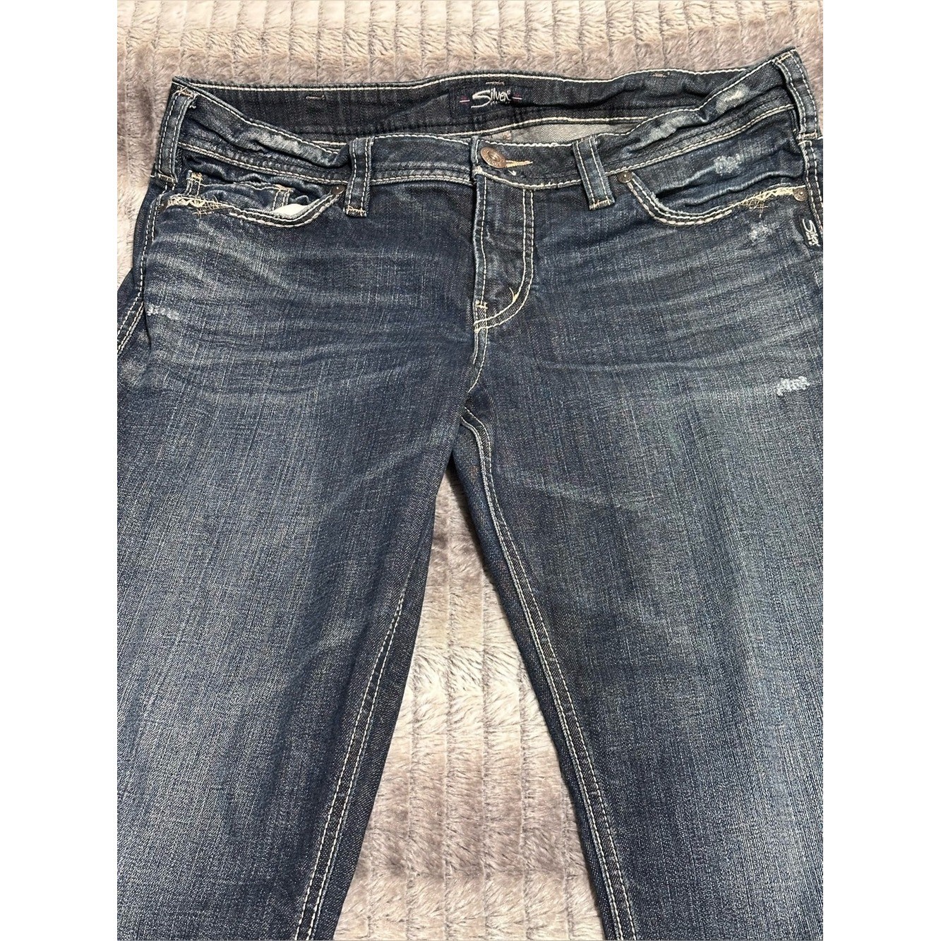 Silver Elysie CaprisSize 32x 22.5