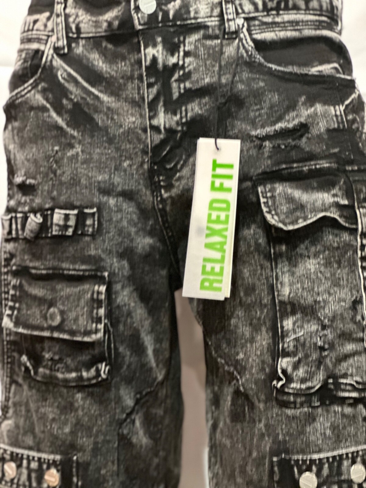 Men’s First Row Martin Relaxed Fit Jeans wilder Denim (Utility) Baggy FRD3122
