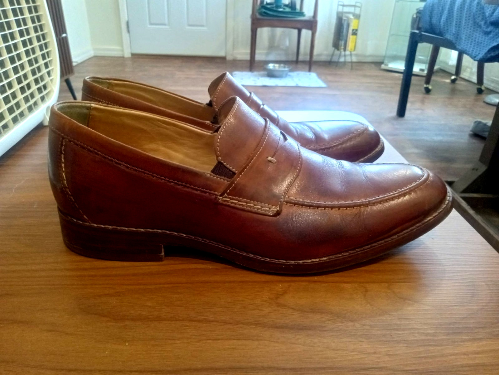 Johnston & Murphy Brown SheepSkin Leather Loafer Dress Shoes Men’s 11 M 20-9592