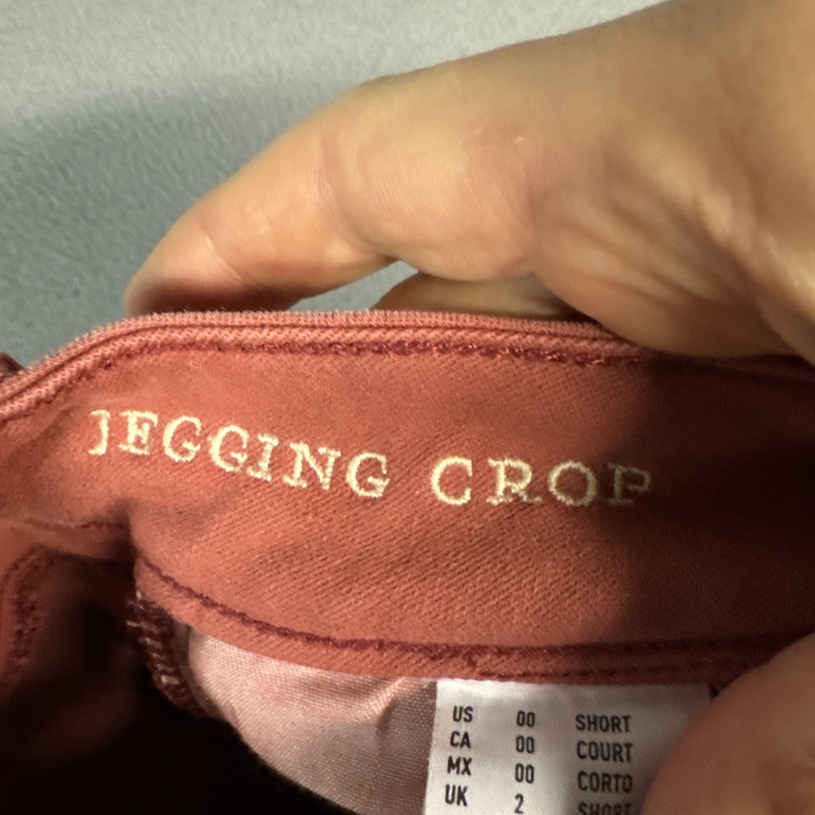 American Eagle Jeans Womens 00 Short Candy Pink Jegging Stretch Distressed Denim