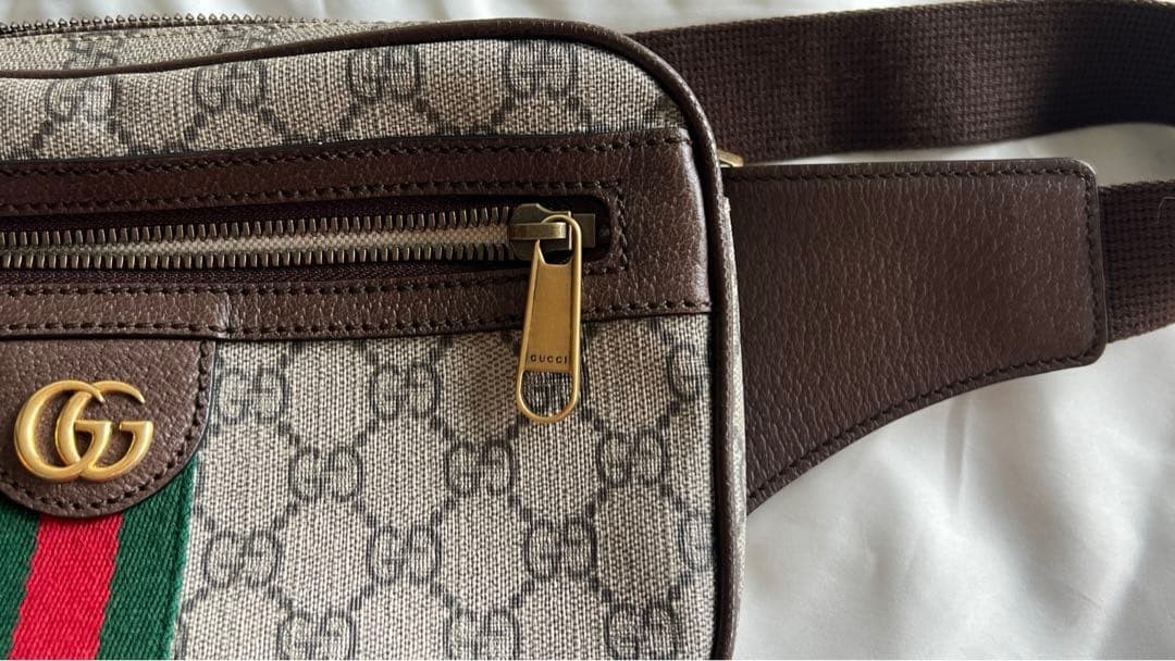 Excellent Condition GUCCI Ophidia Belt Bag CG Gift Present 0620b