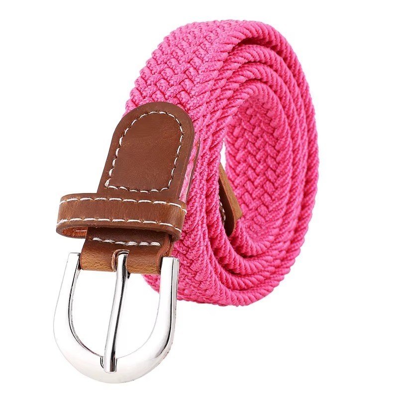 Elastic Fabric Braided Belt,Enduring Stretch Woven Belt for Unisex Men/Women/Jun
