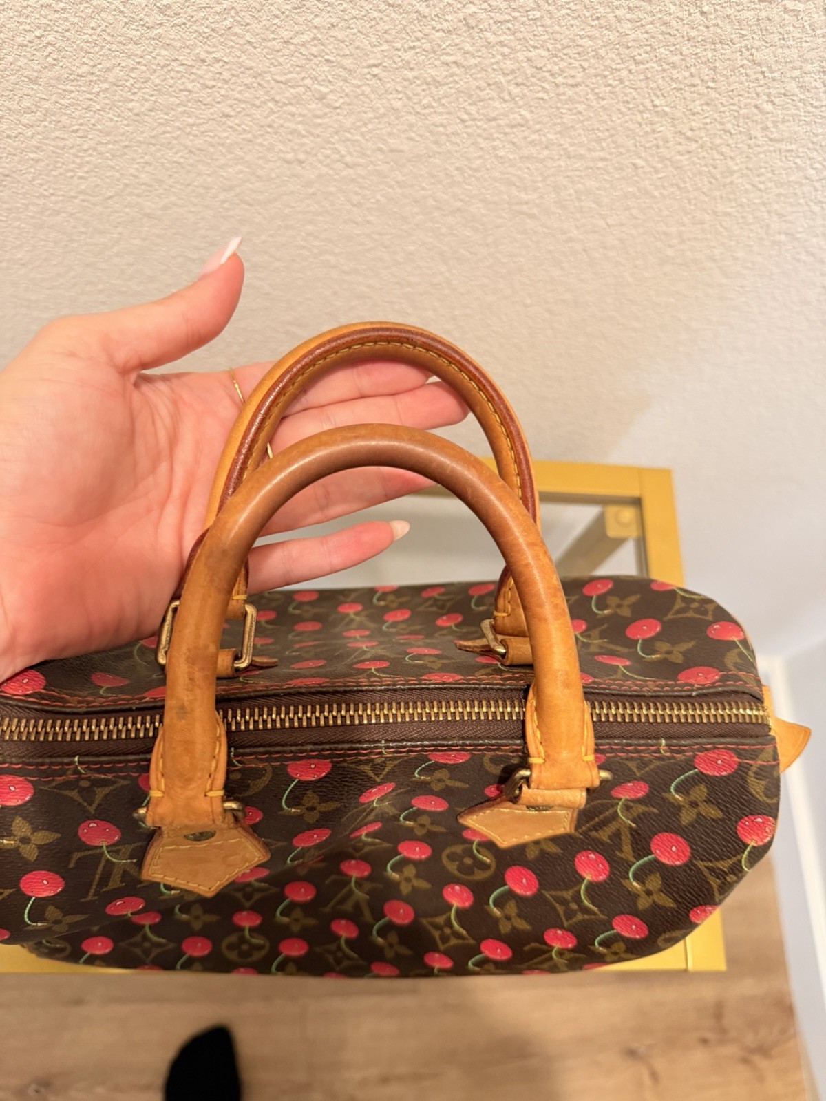 Vintage Louis Vuitton x Takashi Murkami Cheries Speedy 25