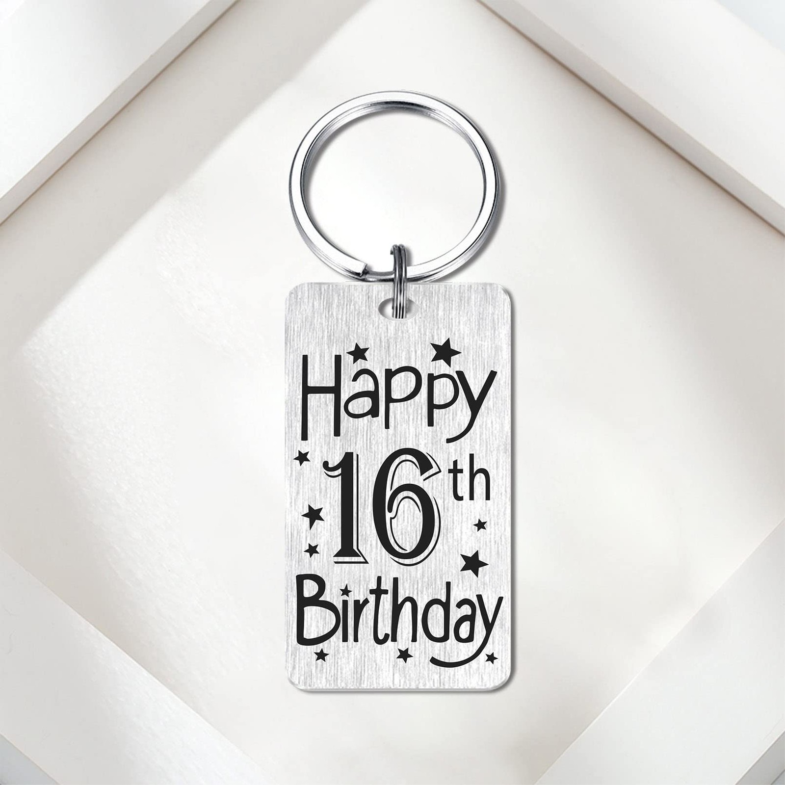 16th Birthday Gifts Keychain for Girls Boys Happy 16 Year Old Birthday 16 Yr …
