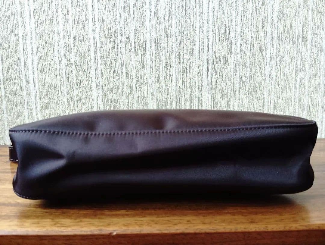 Good Condition Longchamp One Shoulder Bag Half Moon Shape 2WAY Dark Brown