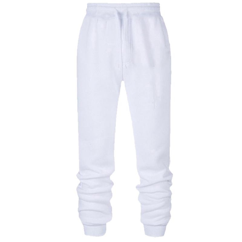 Men’s Casual Pants Autumn Winter Fleece Sweatpants Men Running Jogger Sports