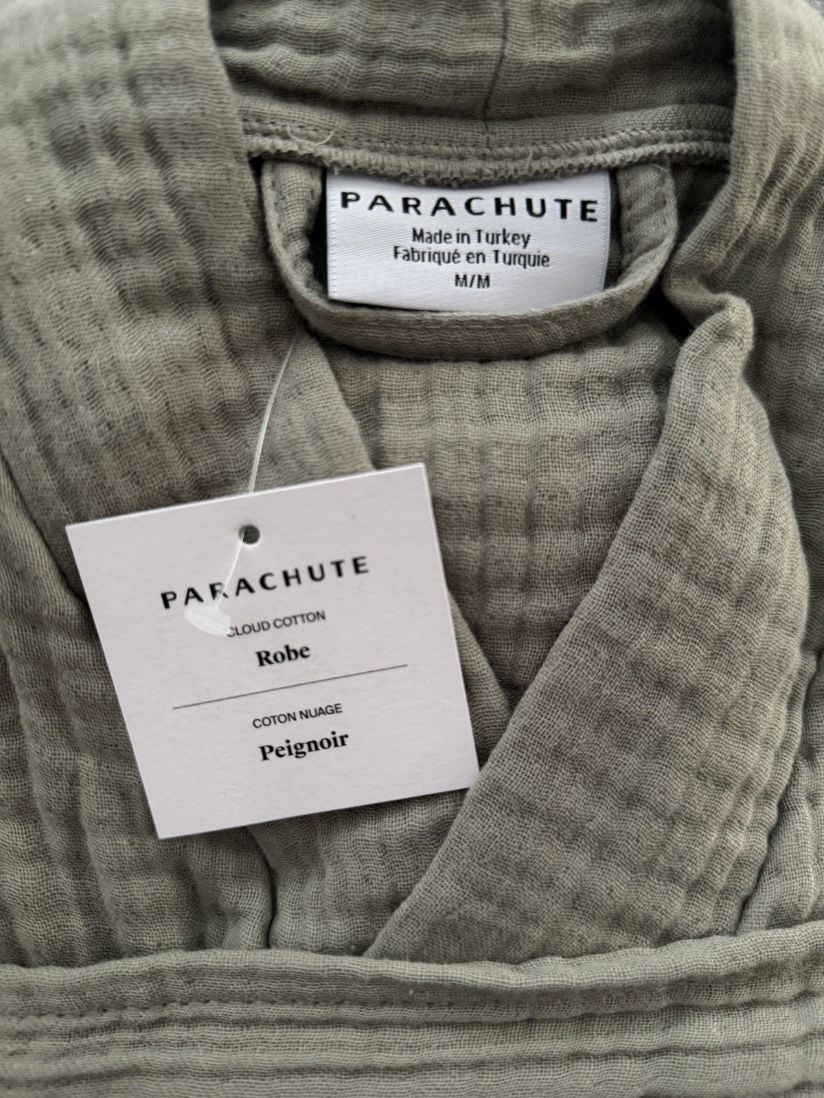 NEW! Parachute Cloud Cotton Robe, Medium, Moss