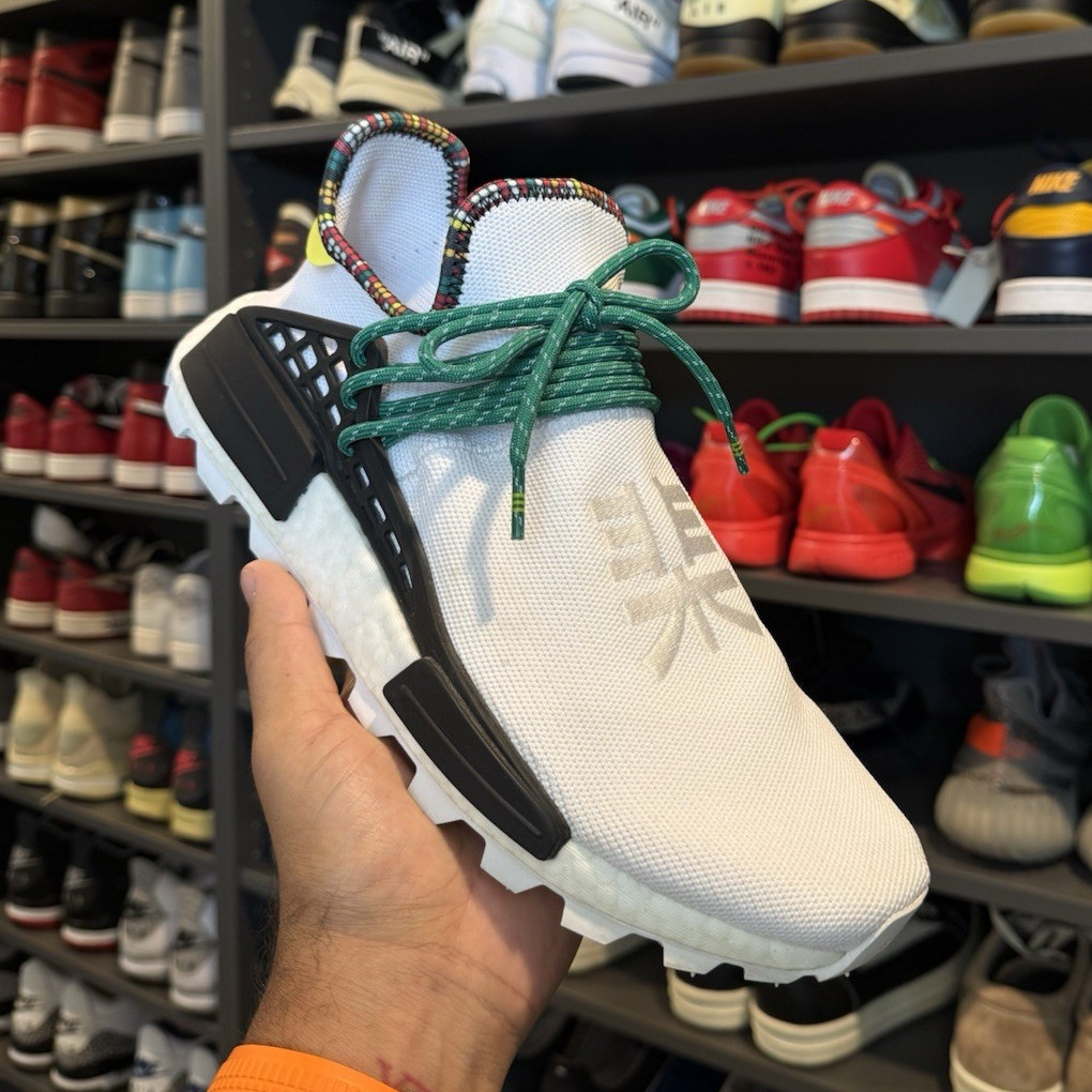 adidas Pharrell NMD Human Race Inspiration Pack Low-Top White Green EE7583