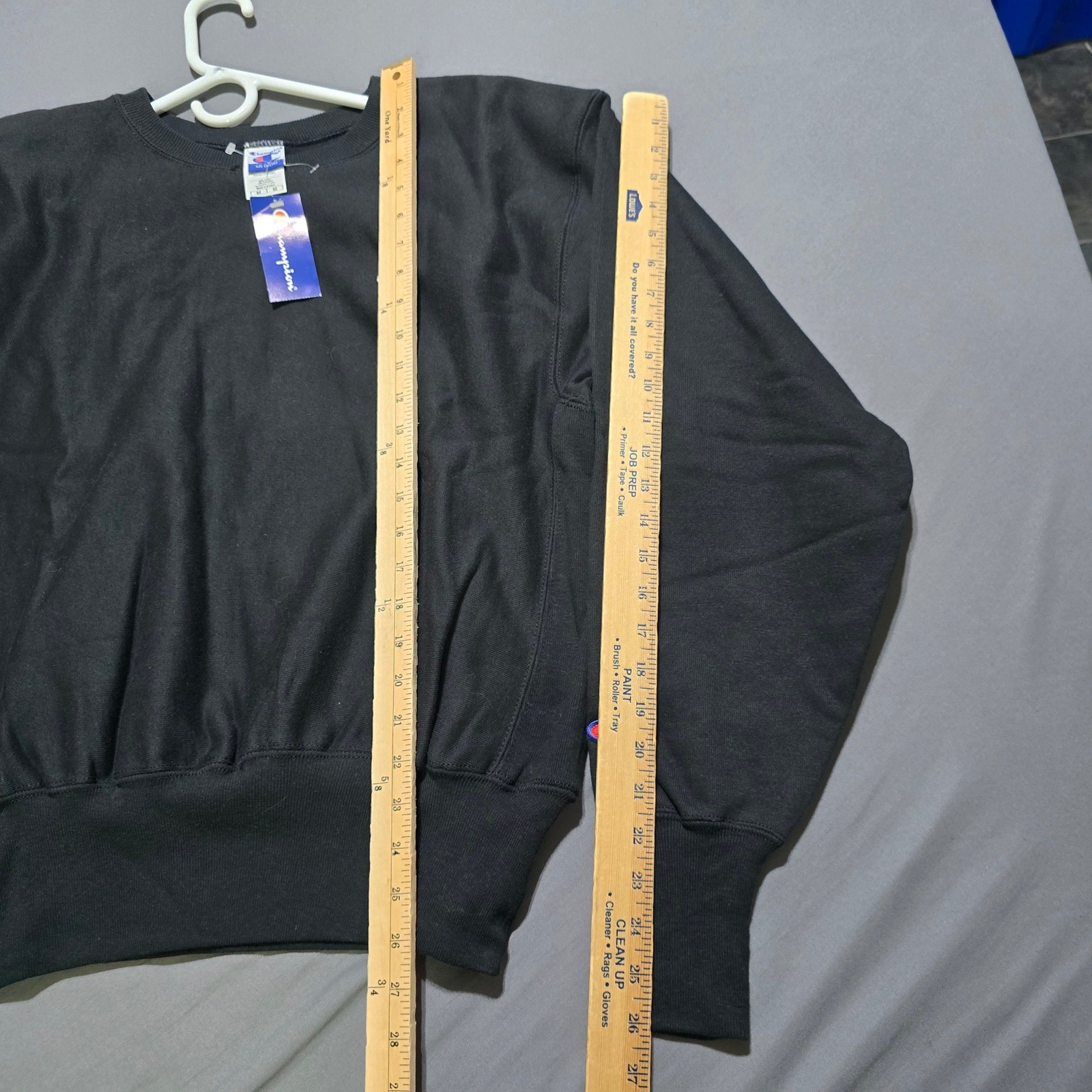 Champion Reverse Weave Sweatshirt Mens Medium Black S1050N-003 vintage Heavy