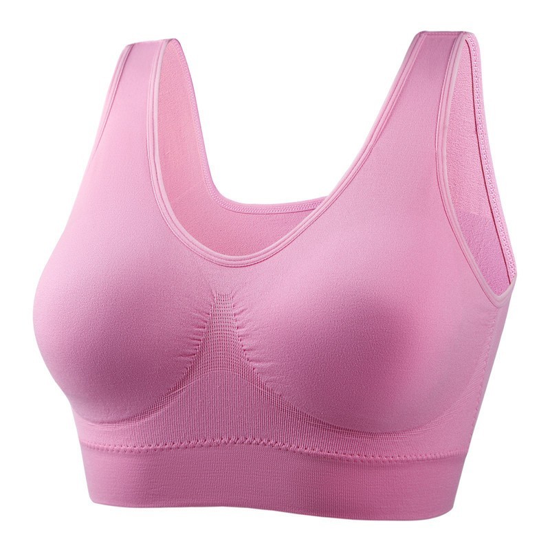 Sport Bras Seamless Wire-Free Light Support Tank Sports Yoga Sleep Bra US