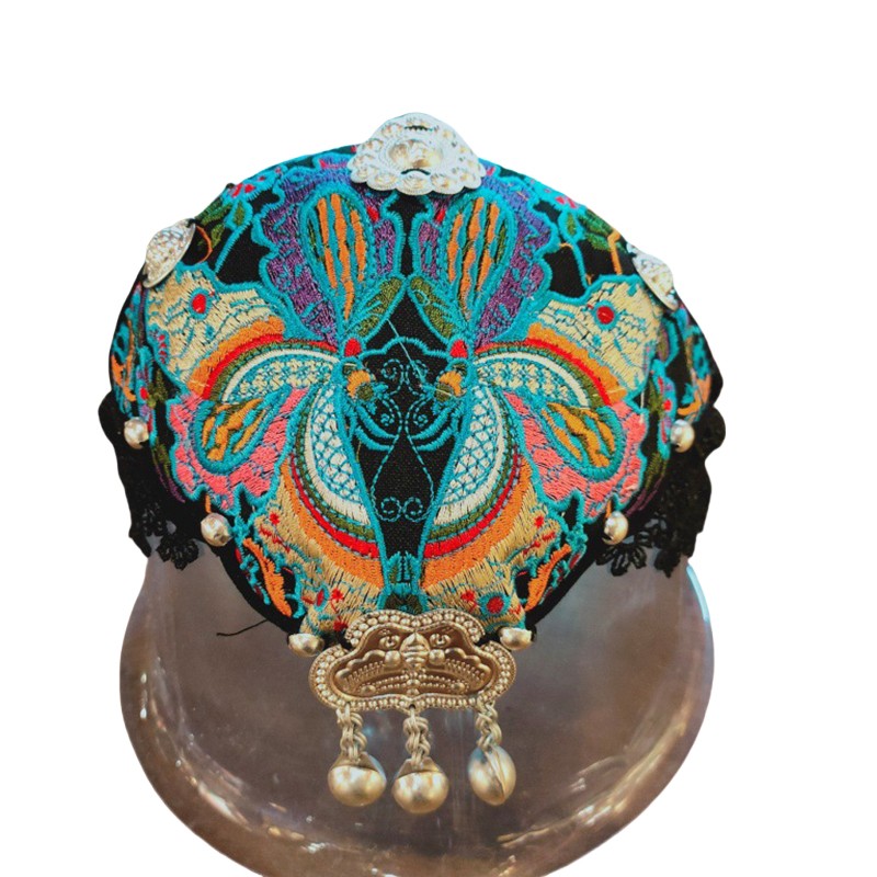 Ethnic Style Embroidery Headband Wide-Brimmed Dance Hair Accessories Props