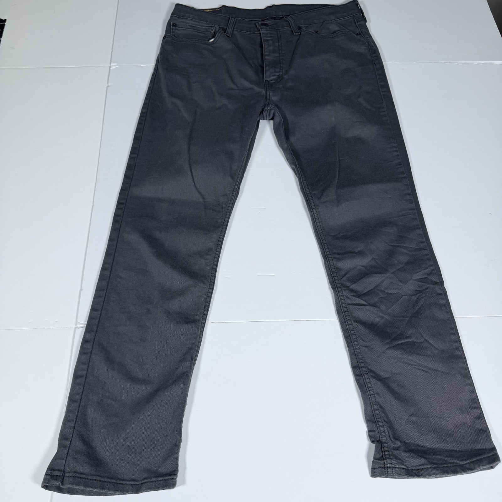 Levi’s 511 Jeans Mens 36×30 Gray Denim Cotton Stretch Slim Fit Straight Leg