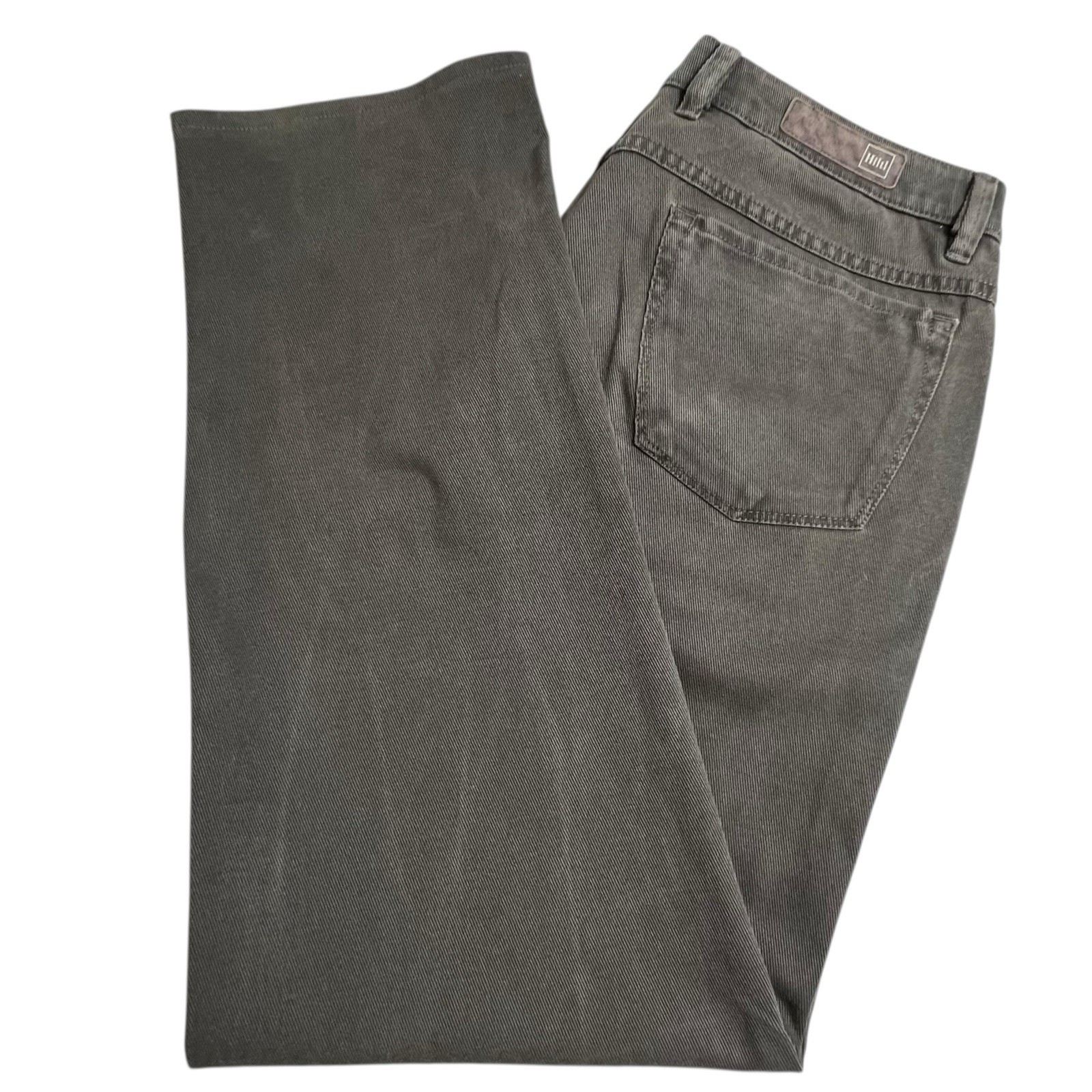 Hiltl Mens 38X32 Brown Corduroy Straight Leg Pants Stretch Mid Rise 5 Pocket