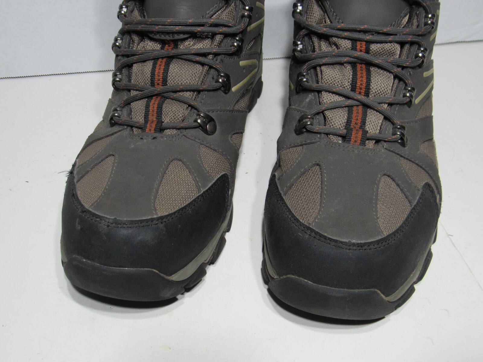 IRON AGE Steel Toe Boots Mens 12 W Leather Work Waterproof Brown IA5200 ASTM