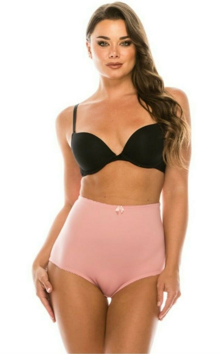 High Waist Briefs Lot 2/4/6 Panties Tummy Control High Rise Underwear 69062 S-5X