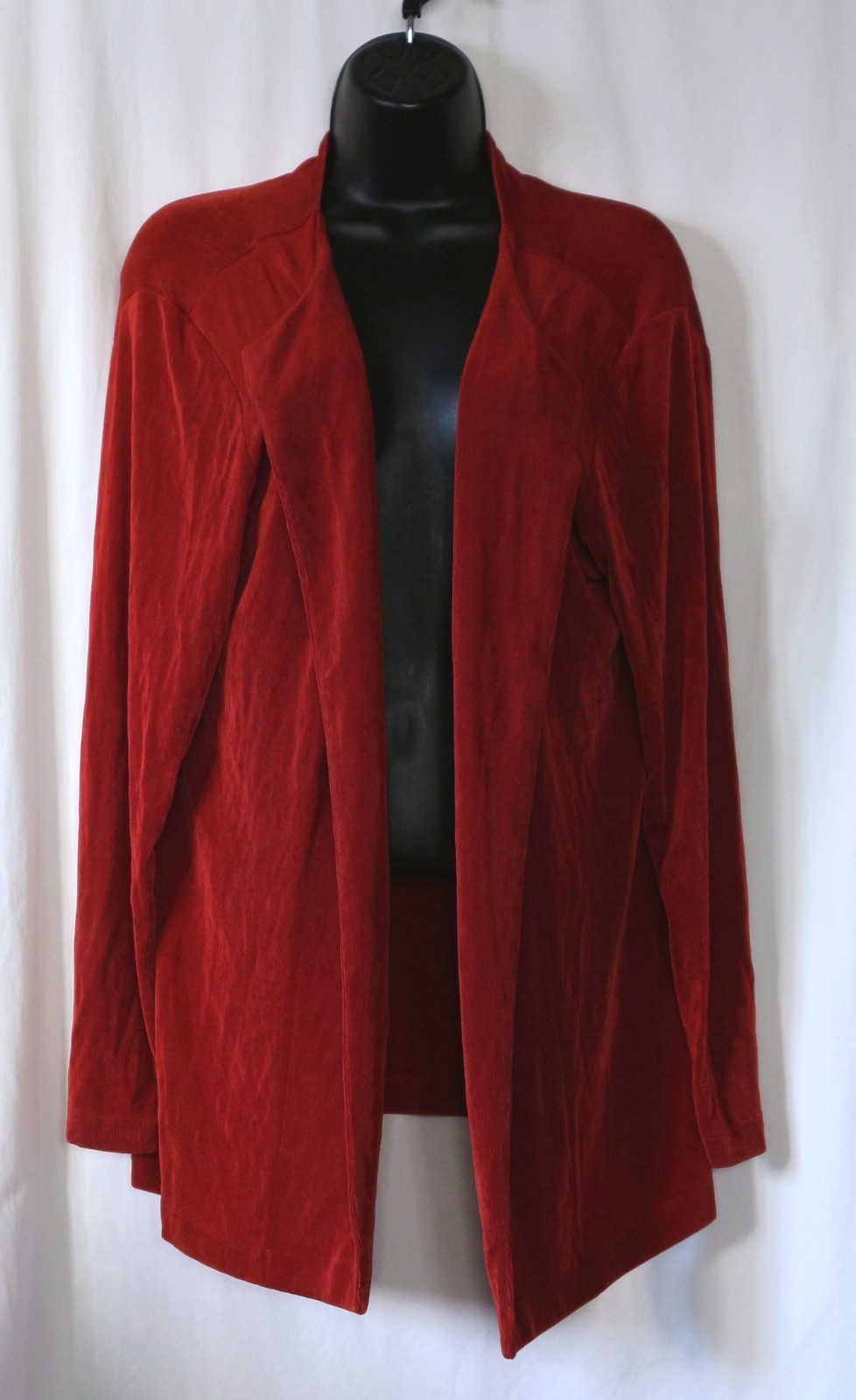 CHICO’S TRAVELERS Rust Clsrlss Jckt 46 In Chst 28.5 In Lng Sz 3 (XL) EXC
