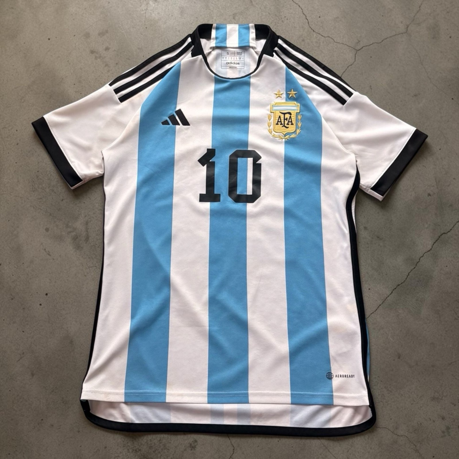 Adidas Argentina 2022 World Cup Home Jersey #10 Messi