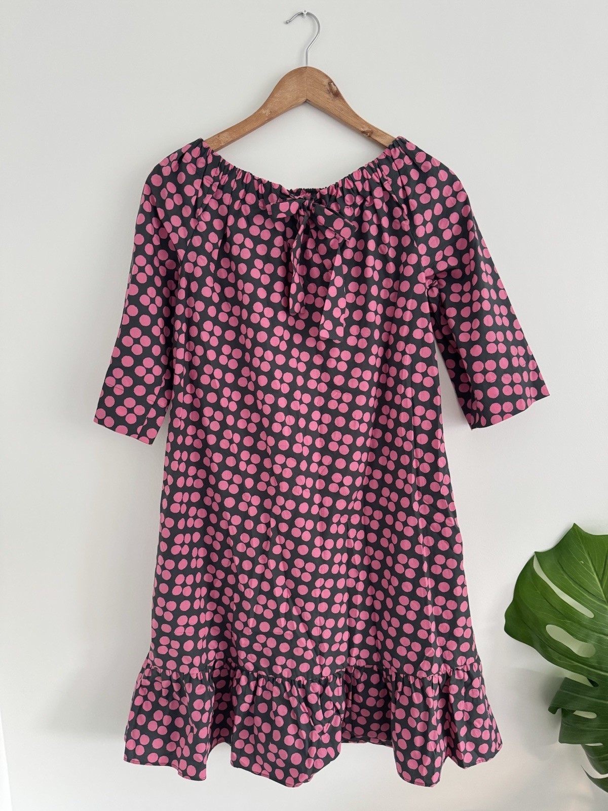 Rosso 35 Dress Womens 40 (US 8 ) Polka Dots run smaller