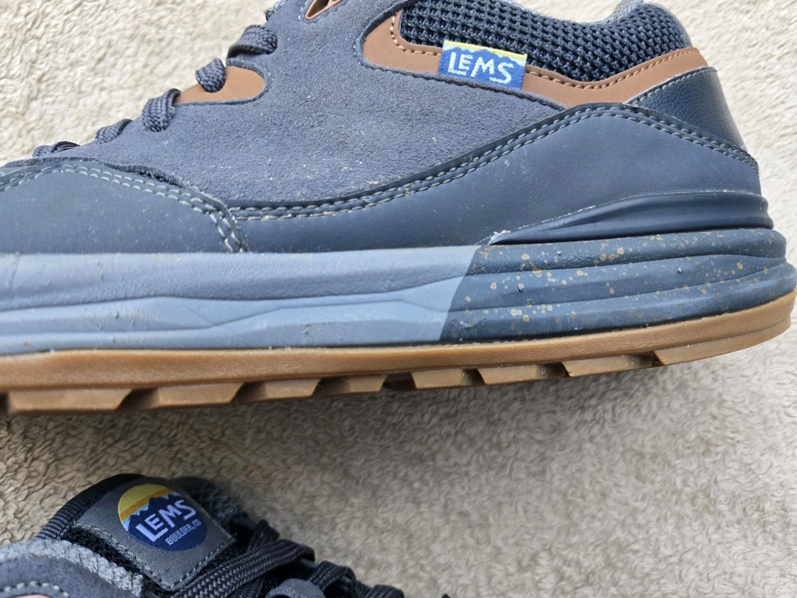 Lems Men’s Trailhead Shoe sz US Men’s 12.5D, Stormy Night