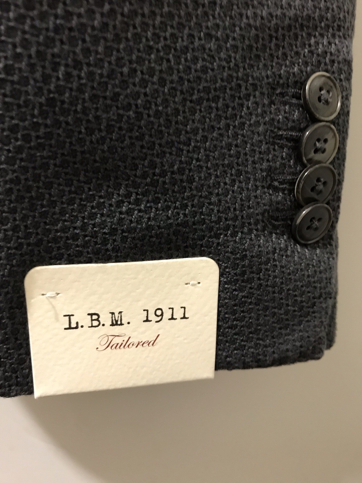 L.B.M. 1911 sartorial essential cotton sport coat 52/42US NWT$1695 Temp.Big Sale