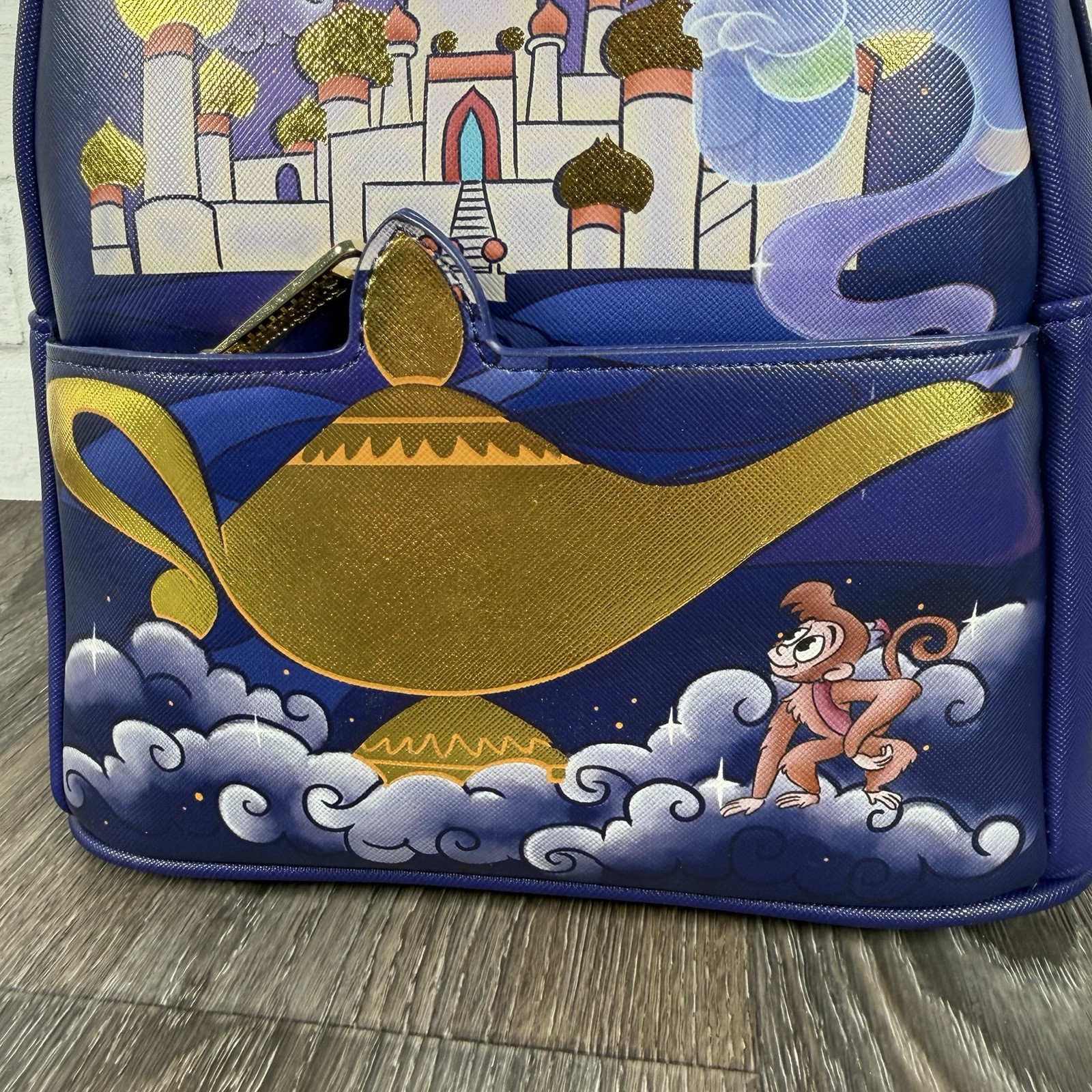 Loungefly Disney Aladdin Princess Jasmine Castle Mini Backpack Lamp 2021 NWT