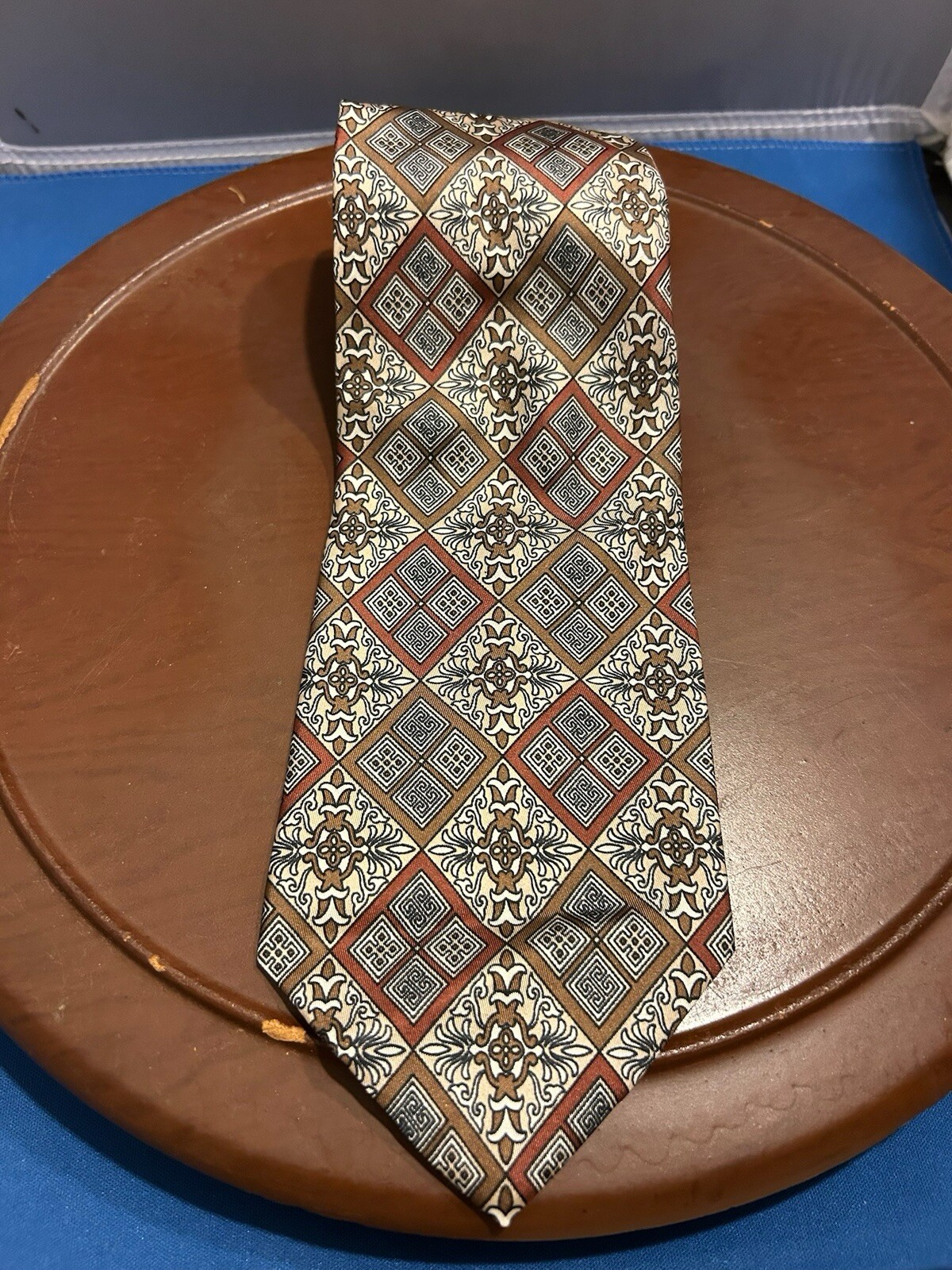 Jack Henry Country Club Plaza KC Men’s 100% Silk Diamonds Multicolor Tie Necktie