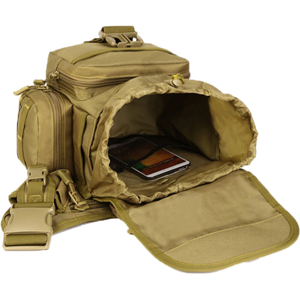 Tactical Messenger Bag Multi-functional Outdoor DSLR Camera Pack Shoulder Bag