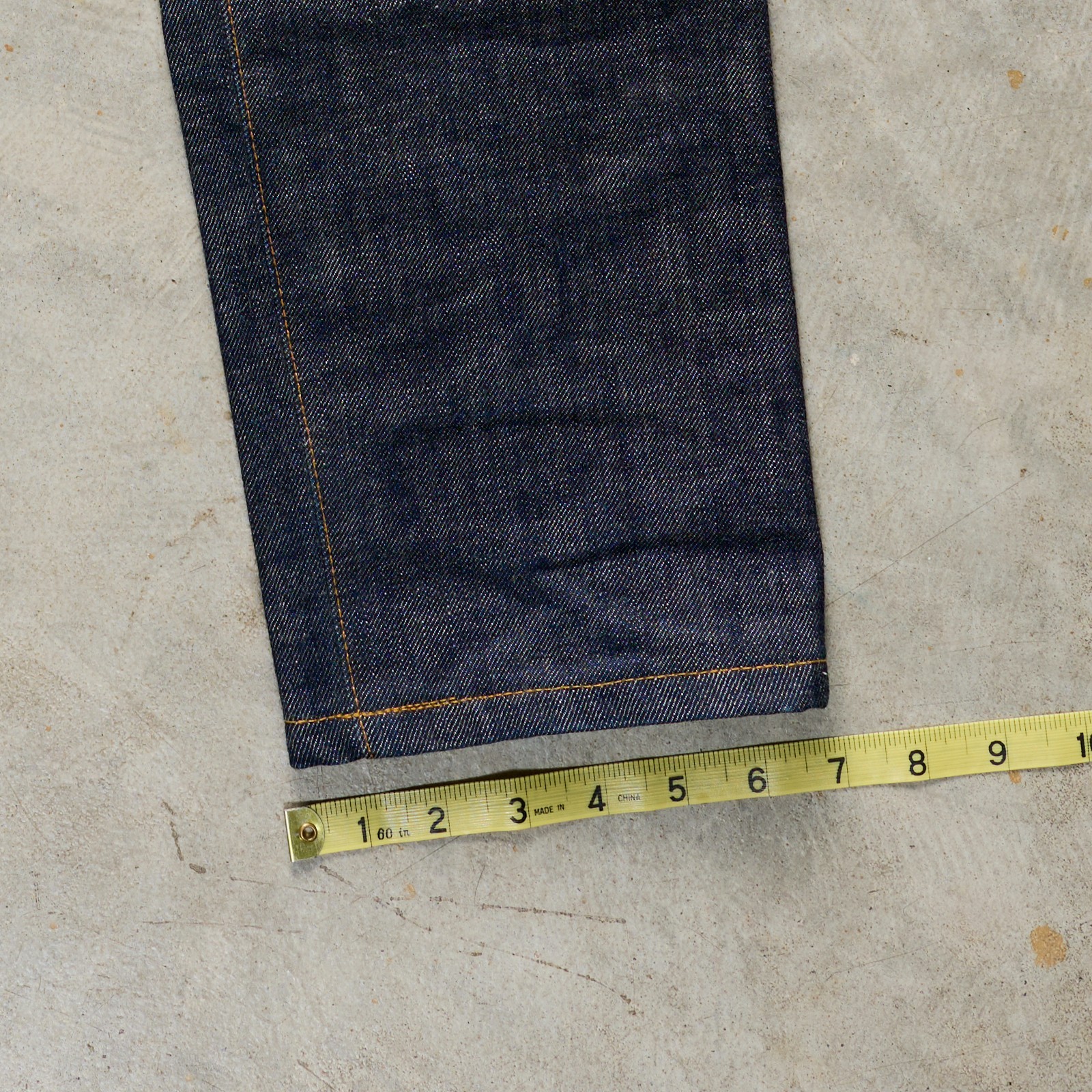 Naked & Famous “Tried & True” Natural Indigo Selvedge Jeans, Super Guy, Size 32