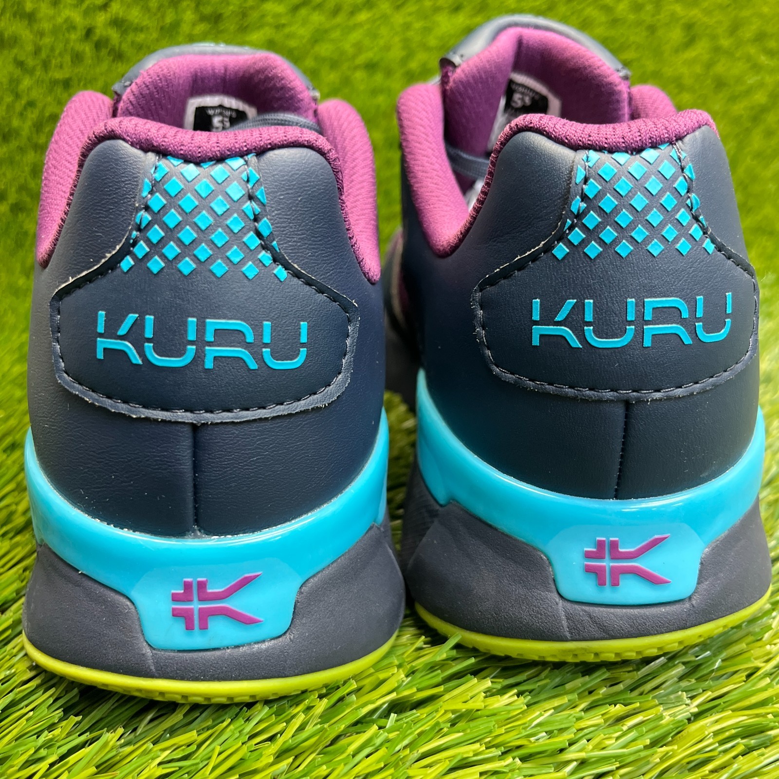 Kuru Quantum 2.0 Womens Size 5.5D Purple Blue Athletic Running Shoes Sneakers