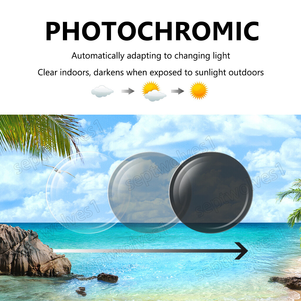 Retro β-Titanium Photochromic Grey Reading Glasses Single Vision Sunglass Reader
