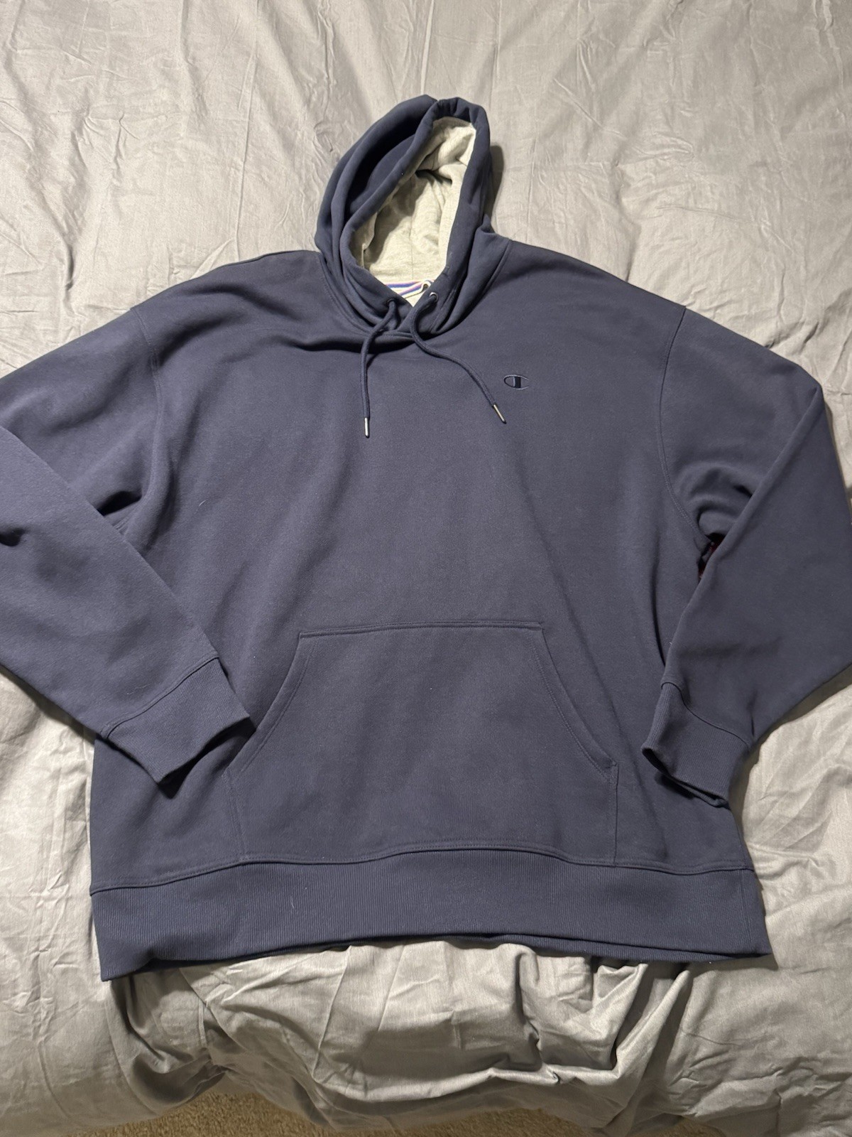 Champion Powerblend Navy Hoodie Men’s 2XL New w/ Tags Standard Fit NWT