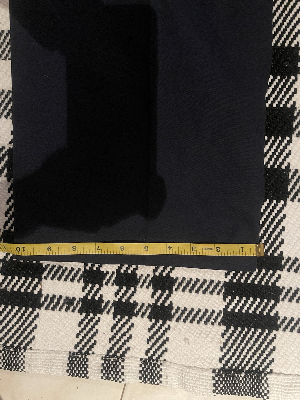 Aramark Men’s Work Pants Size 42×34 Navy Blue Durable Uniform Slacks