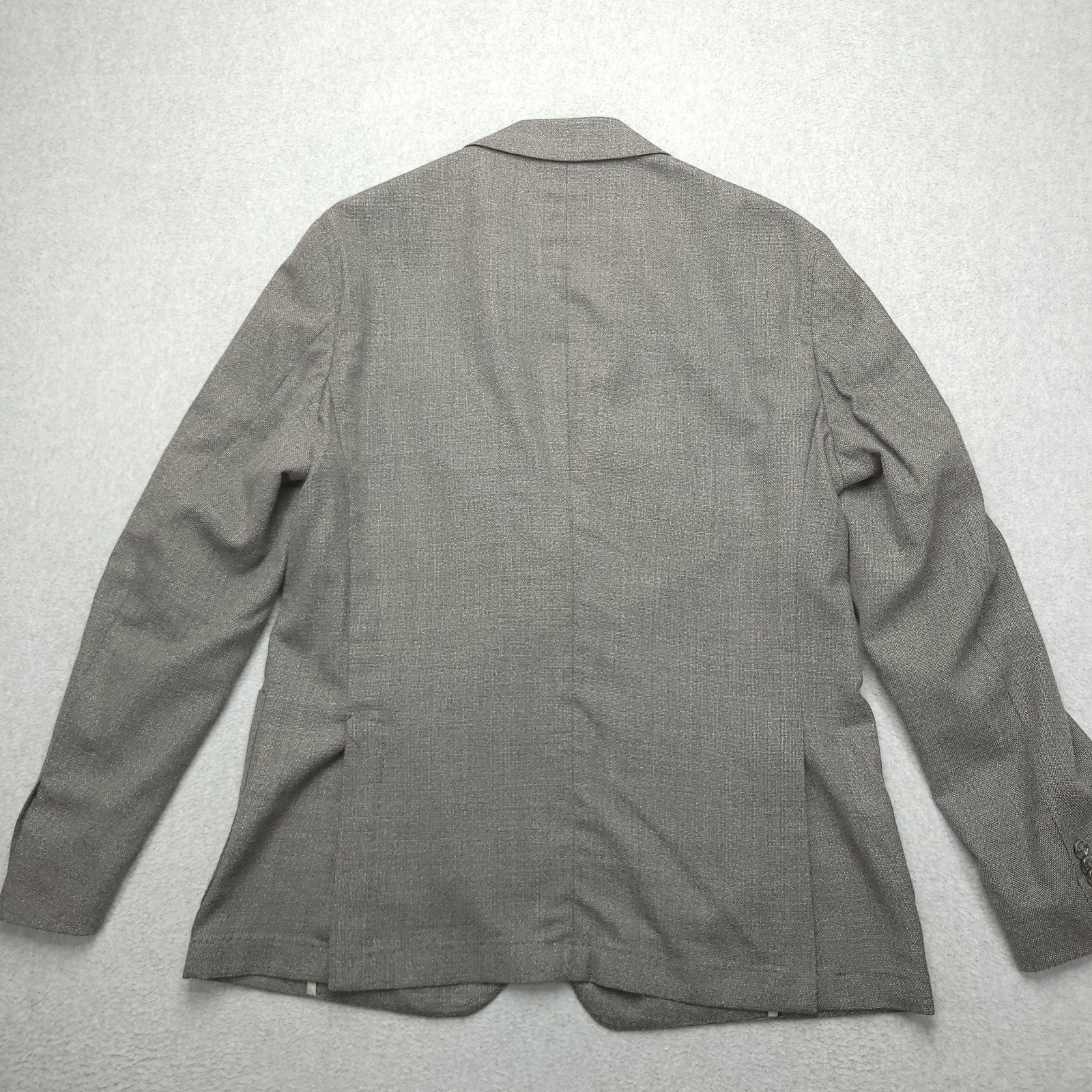 Hammer Made Sport Coat Mens 42 Gray Wool Check Double Vent 2 Button Jacket