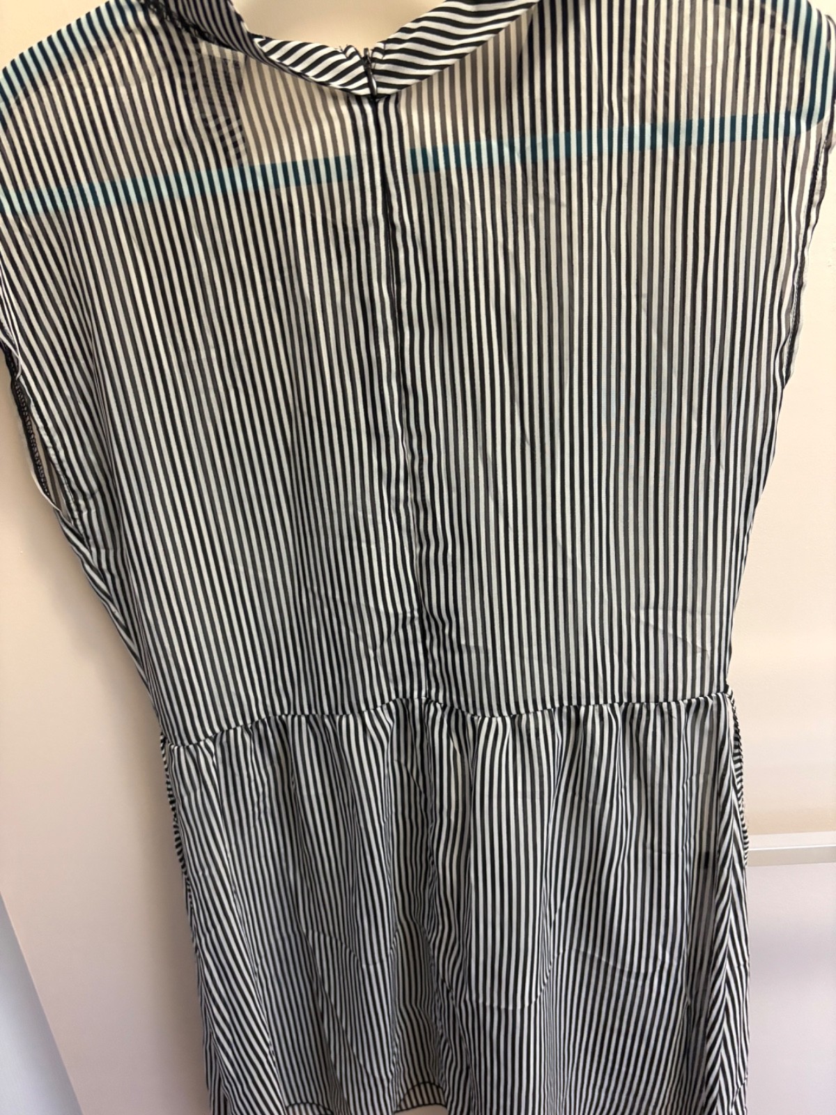 American Rag Striped Dress with cute bow details. Size medium