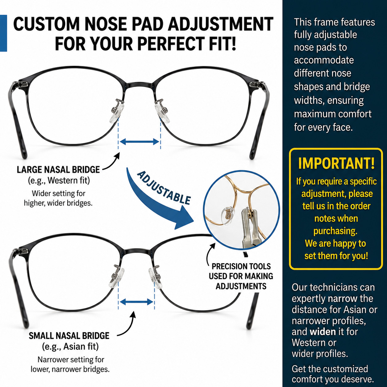 POLICE Sunglasses SPLT68J 0300 Rimless Asian Fit Titanium Shiny Gold Navy