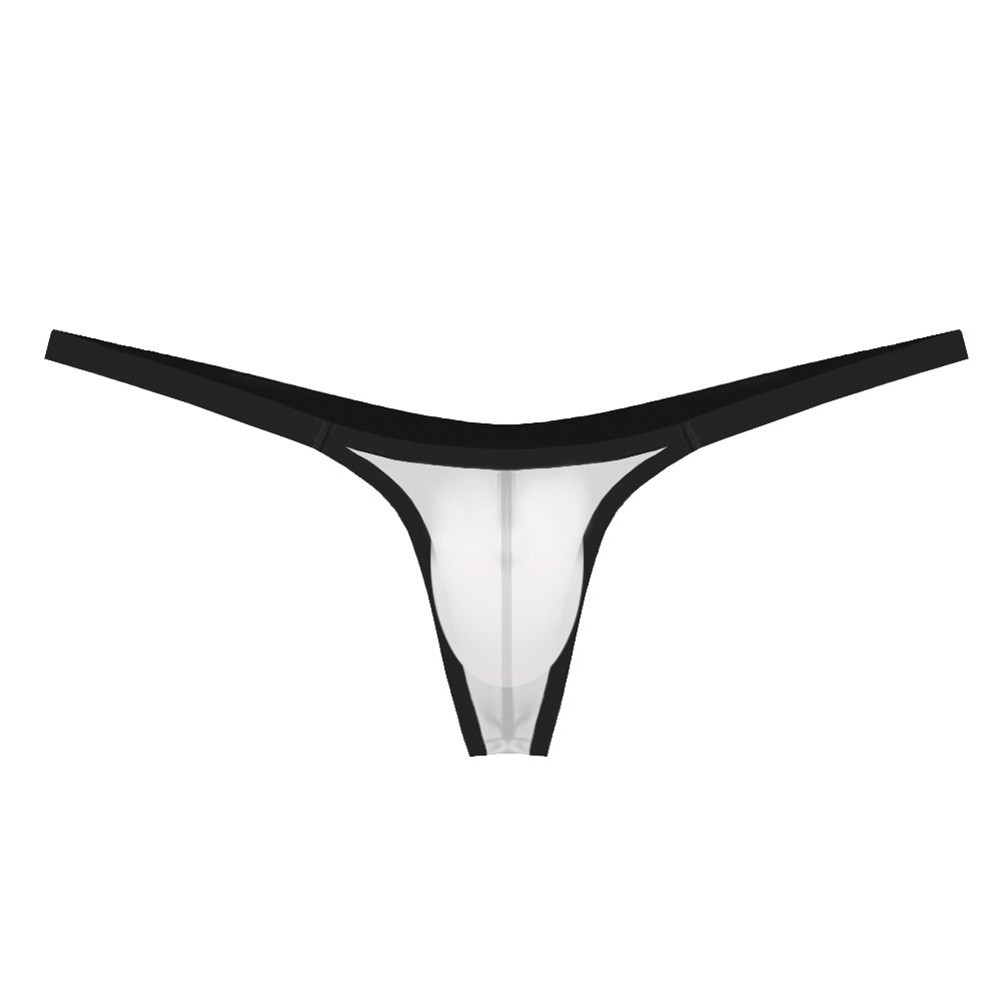 For Daily Wear G-String Low Rise Bulge Pouch Panties Classic Style Thongs
