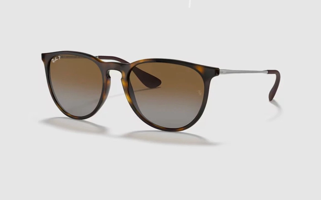 Ray-Ban Erika RB4171 Women’s Sunglasses Tortoise Frame Brown Gradient Lens 54mm