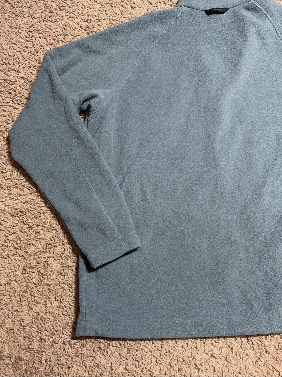 Mens L Columbia Fast Trek II Interchange Full Zip Blue Orange Fleece Jacket
