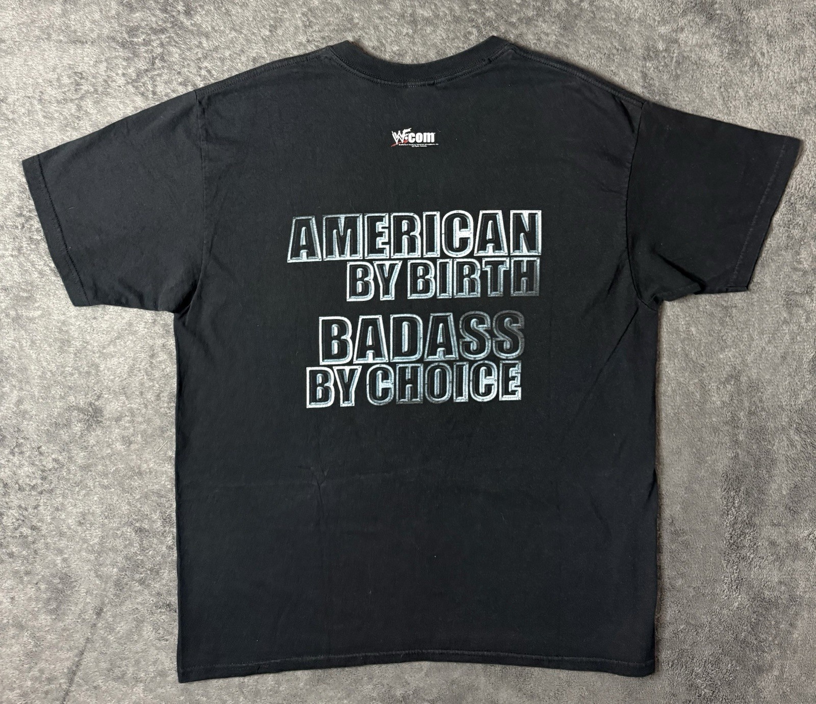 Vintage 2000 WWF The Undertaker American Badass T Shirt XL Anvil Biker WWE