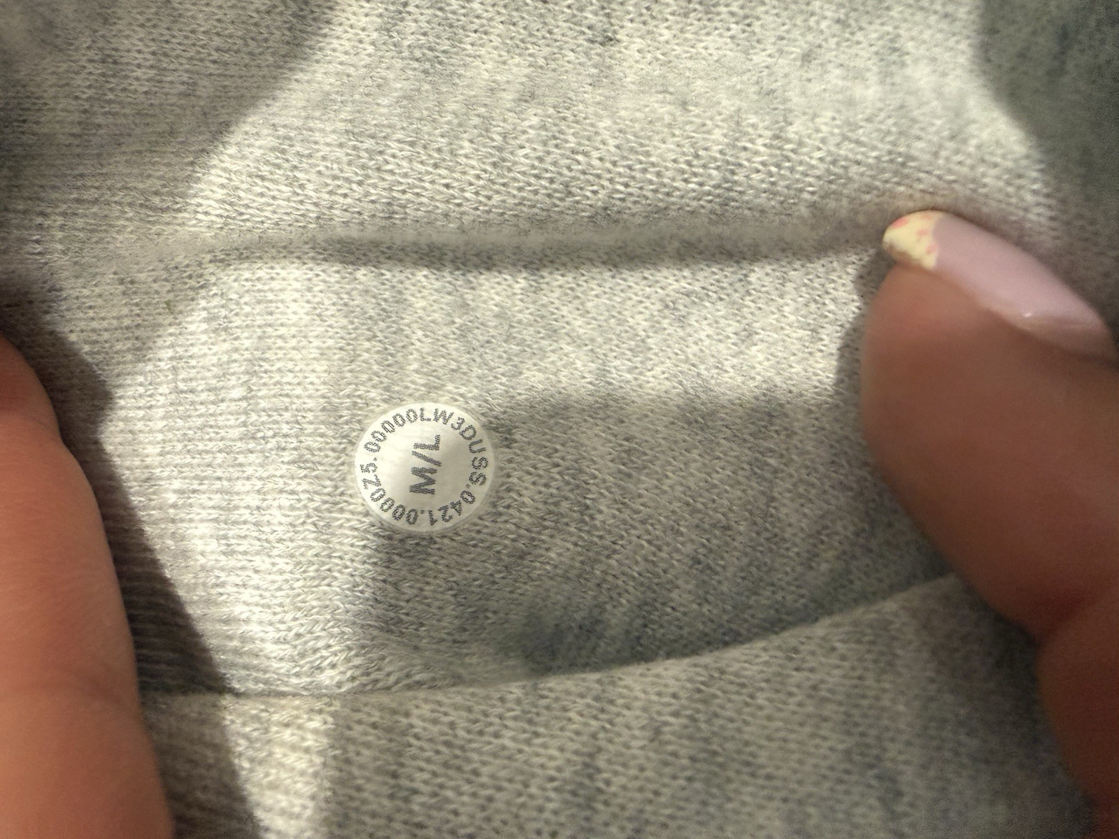 Lululemon Scuba Gray 1/2 Zip Pullover Hoodie Fleece Women’s Size M/L